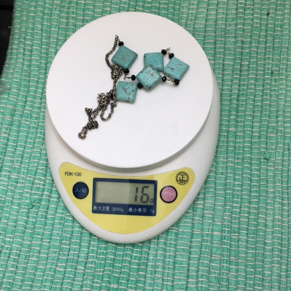 🖤Turquoise & silver necklace - Picture 10 of 10